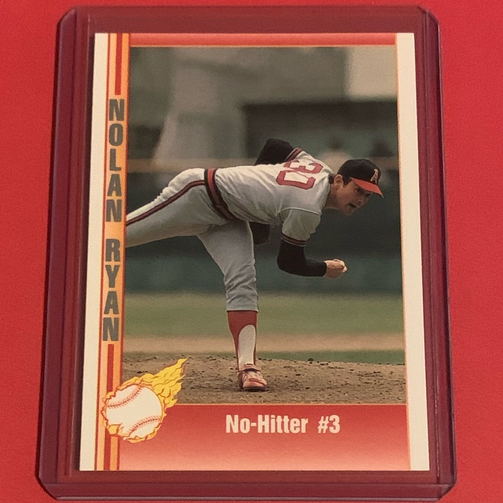 No-Hitter #3 #30 1991 Pacific Nolan Ryan Baseball Trading Card